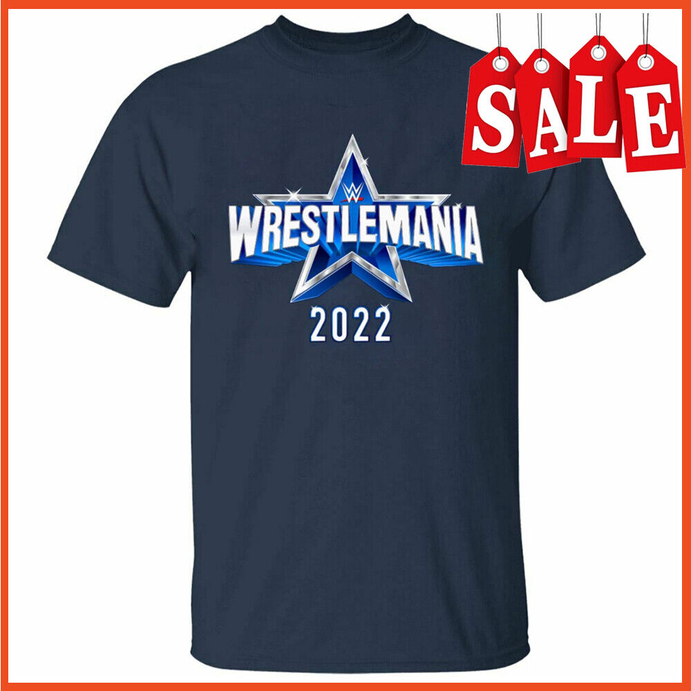 SALE 30%!!! 2022 WWE WrestleMania 38 Logo T-Shirt