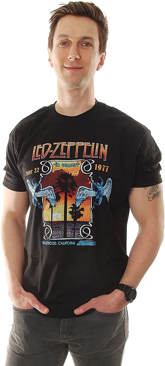 Led Zeppelin Men’s Inglewood T-Shirt Black