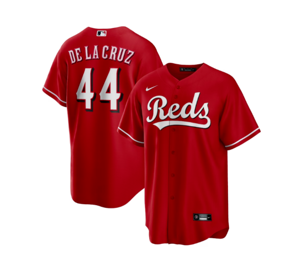 Men’s Cincinnati Reds Elly De La Cruz Red Alternate Replica Jersey