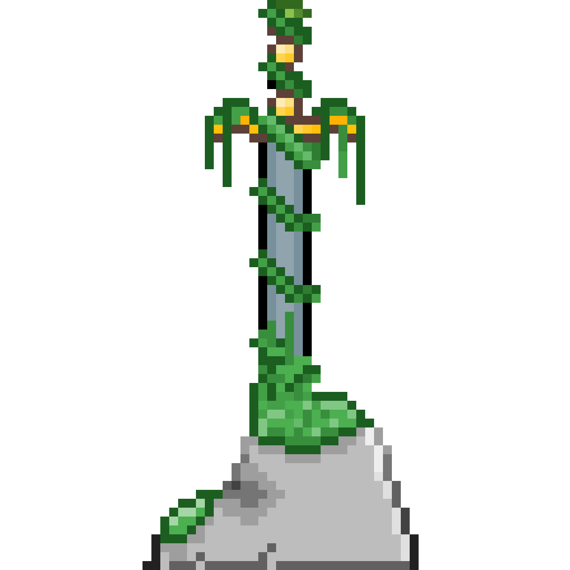 Excalibur pixel art