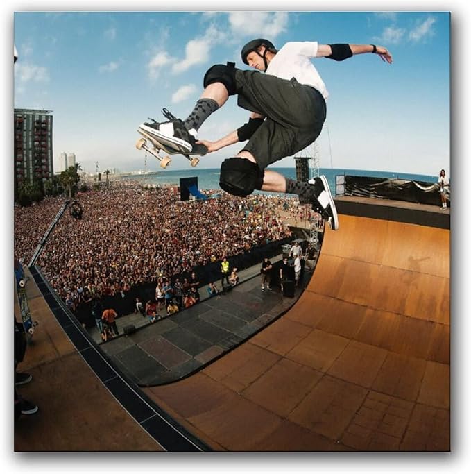 SUPERYUFENG Tony Hawk Skater 900 Poster Decorative Painting Canvas Wall Art Living Room Posters Bedroom Painting