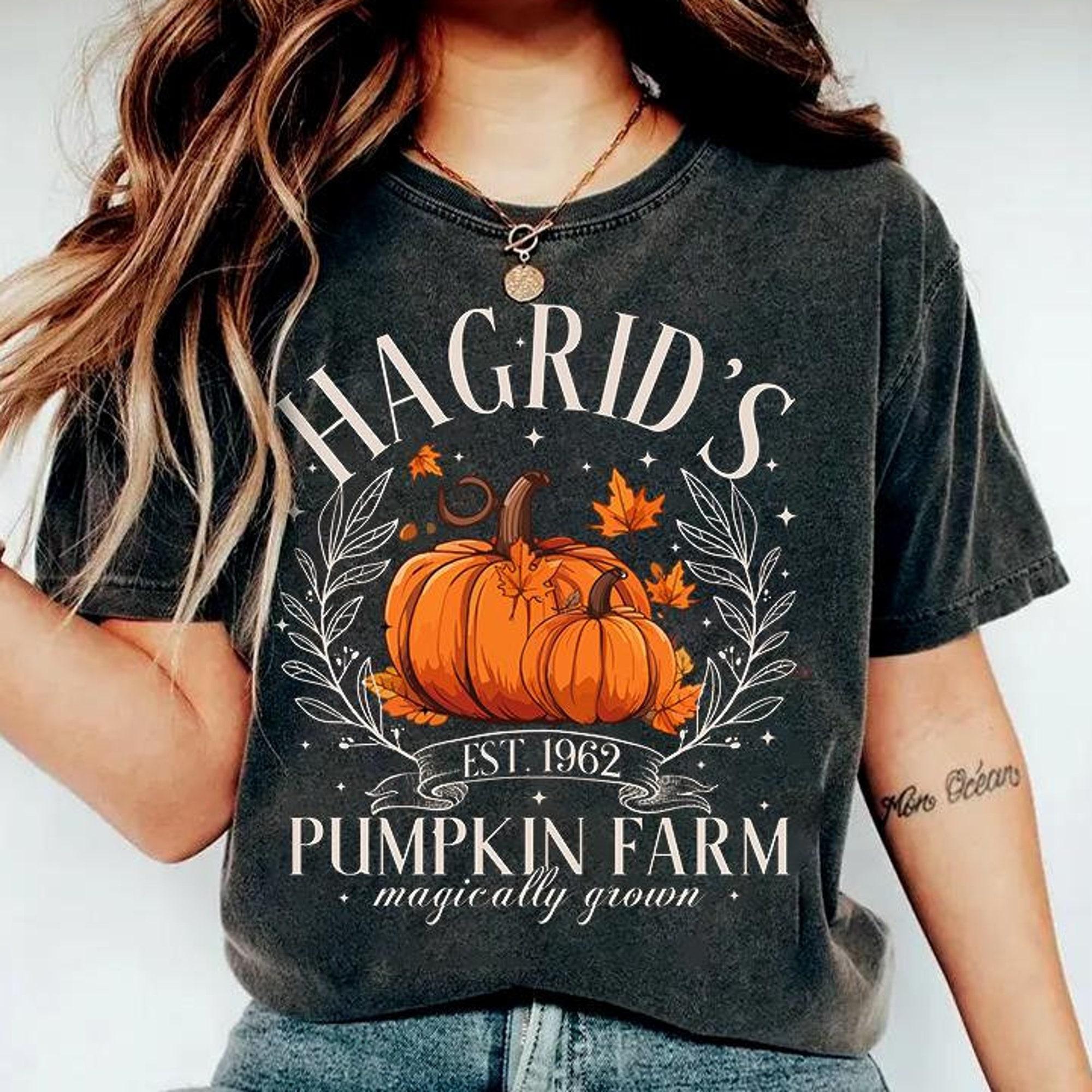 Hagrid’s Pumpkin Patch Shirt, Vintage Fall Shirt, Pumpkin Patch Shirt, Fall Tee, Hp Fan Gift, Potterhead Gift, Halloween Tee