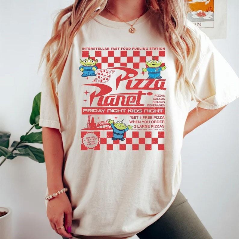 Pizza Planet Toy Story Comfort Colors Shirt, Toy Story Alien Shirt, Pizza Planet Tee, Toy Story Family Shirts, Pizza Lover Shirt